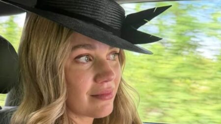 Joel Dommett’s wife Hannah Cooper breaks down in tears and says ‘I don’t recognise myself’ as she reveals ‘disastrous’ attempt to attend Royal Ascot six weeks after giving birth