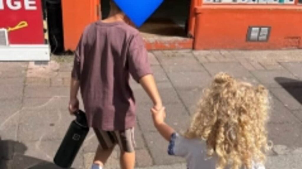 Lauryn Goodman posts a snap of her children to mark Father’s Day and says ‘thank you for the little things that turned into everything’ as ex Kyle Walker’s wife Annie Kilner gives birth to their first daughter