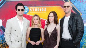 Tense moment David Corenswet tells photographer to back off Milly Alcock in viral video from Supergirl premiere