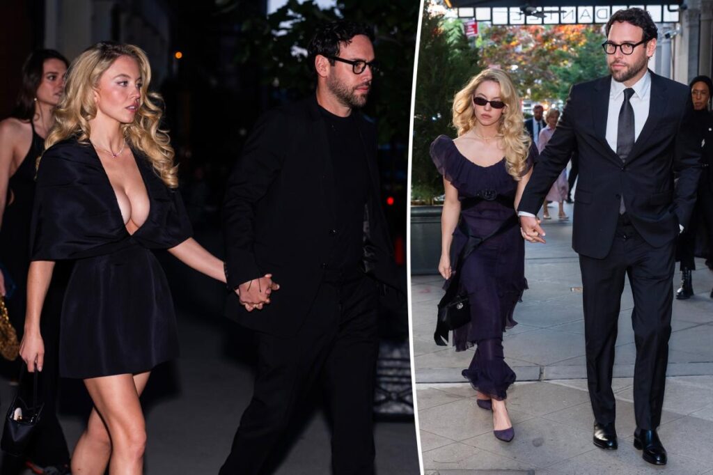 Sydney Sweeney wears vintage Chanel and plunging LBD for Scooter Braun date night