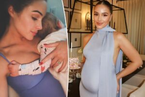 Pregnant Olivia Culpo puts her baby bump on display in cozy nighttime snap