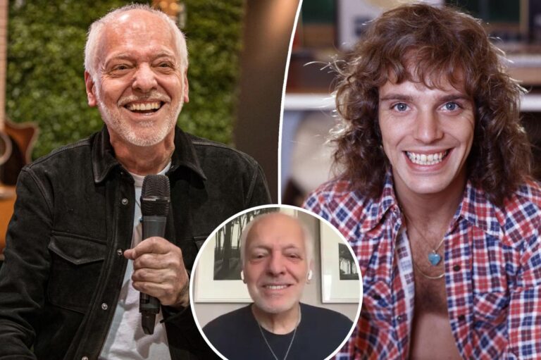 Peter Frampton jokes about losing his hair