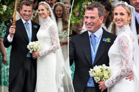 Queen Elizabeth’s grandson Peter Phillips marries fiancée Harriet Sperling in fairytale wedding