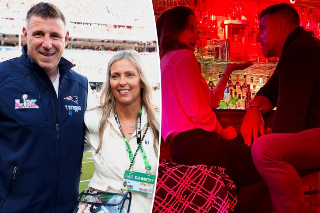 Mike Vrabel and wife Jen pictured together for first time since Dianna Russini scandal