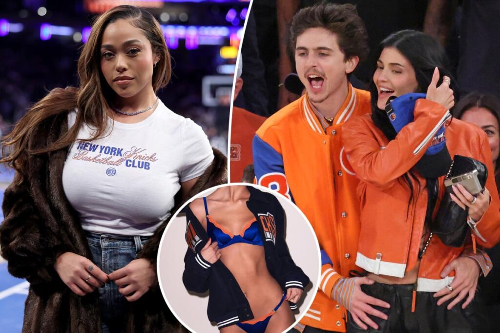 The story behind Kylie Jenner and Jordyn Woods’ Knicks-themed lingerie