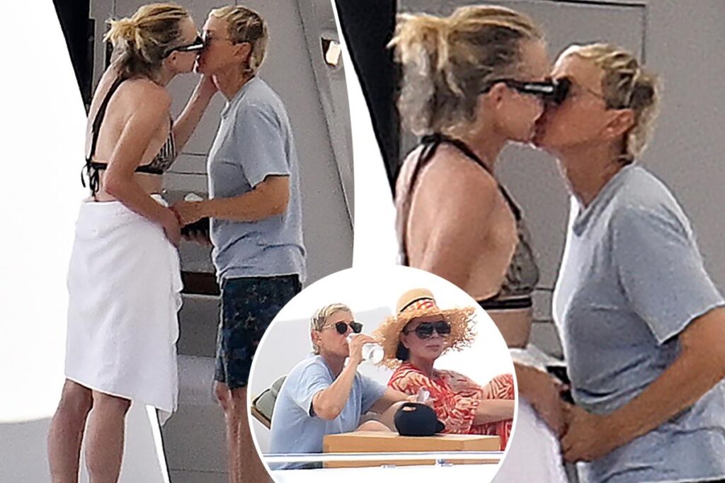 Ellen DeGeneres and wife Portia de Rossi pack on PDA during yacht ride with Kris Jenner