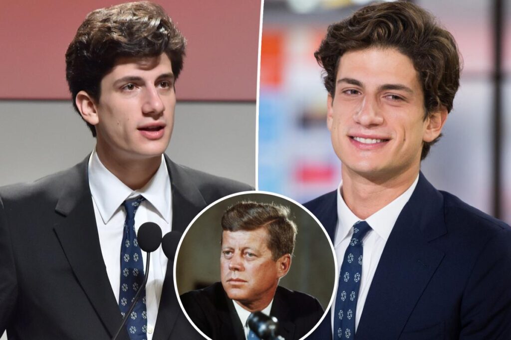 Jack Schlossberg wears grandfather John F. Kennedy’s tie for ‘good luck’