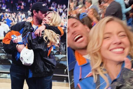 Sydney Sweeney and Scooter Braun pack on the PDA during Knicks date night