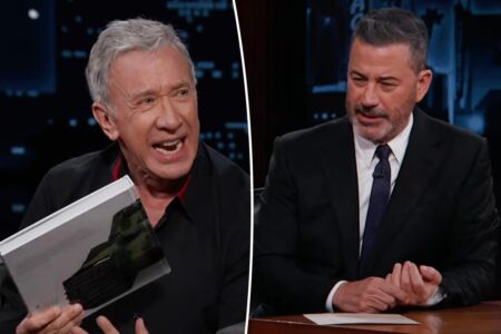 Tim Allen bluntly tells Jimmy Kimmel he ‘hates’ his birthday gift in awkward interview