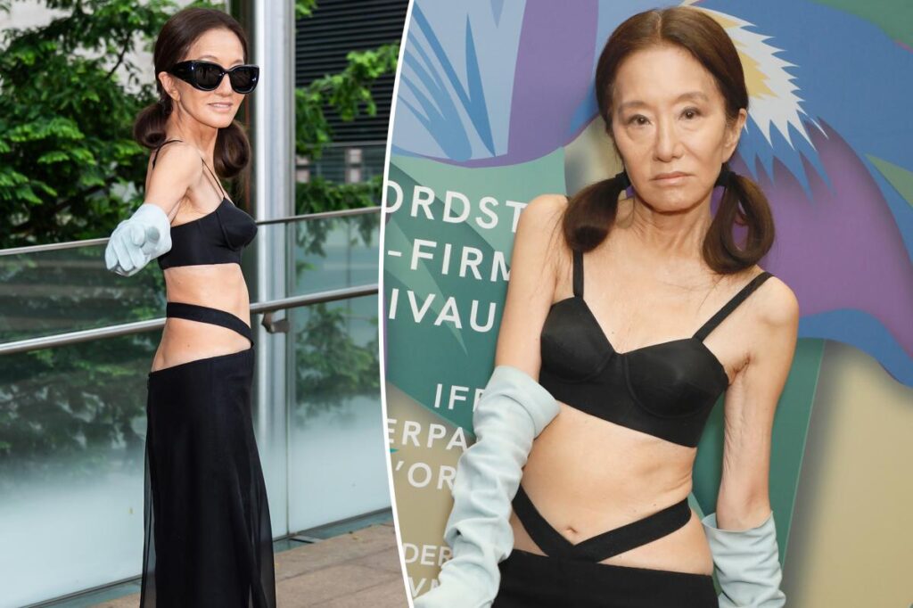 Vera Wang, 76, debuts daring look in bra top and low-slung skirt at Fragrance Foundation Awards 2026