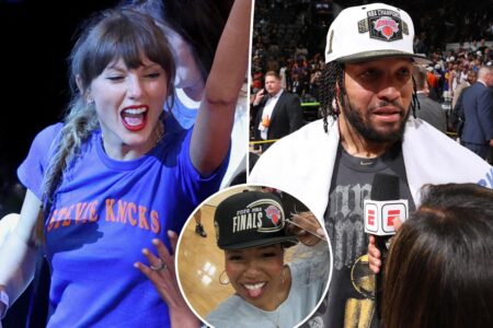 Jalen Brunson defends Knicks analyst after she slammed Taylor Swift in hot mic moment