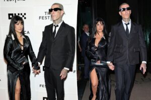 Kourtney Kardashian and Travis Barker make first red carpet appearance together in more than two years