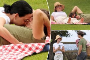 Katy Perry and Justin Trudeau pack on the PDA during a picnic in Santa Barbara