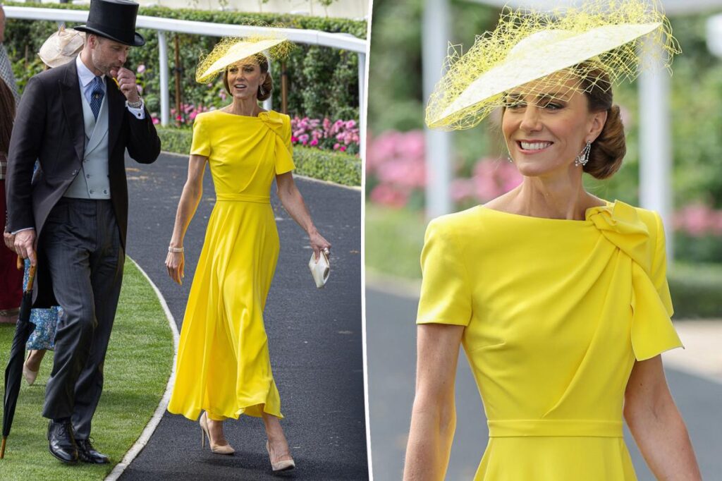 Kate Middleton steps out at Royal Ascot 2026 in sunny yellow dress