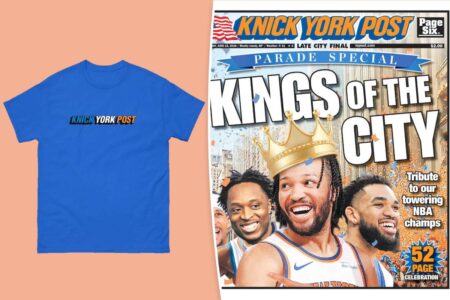 Celebrate the Knicks’ championship win with our exclusive Knick York Post shirt