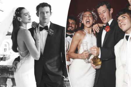 Dua Lipa and Callum Turner unveil stunning wedding photos after Sicily nuptials