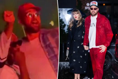 Travis Kelce spotted at LA concert with friends ahead of Taylor Swift wedding
