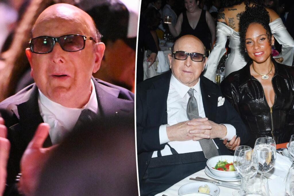 Music titan Clive Davis spotted with celebs in his last public appearance before death