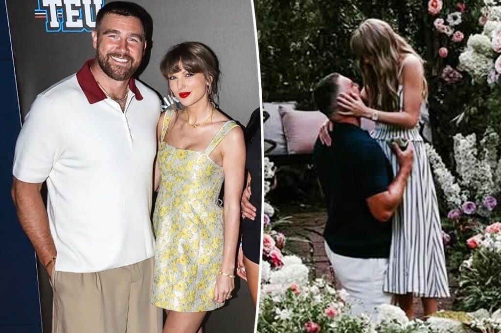 Taylor Swift is a supportive WAG at Travis Kelce’s Tight End University party as wedding approaches