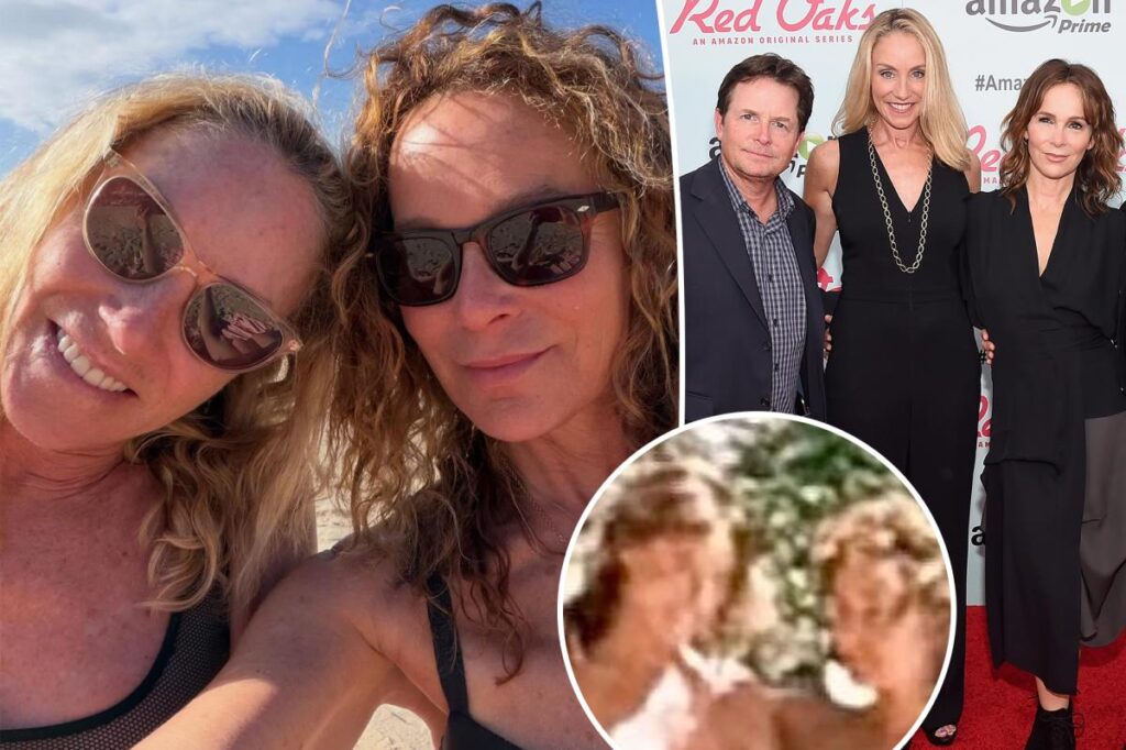 Jennifer Grey posts throwback snap in bikini bottoms — and nothing else — for Tracy Pollan’s 66th birthday