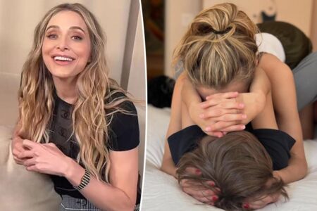 Jenny Mollen jokes son is ‘really the predator’ after backlash over intimate bed photos
