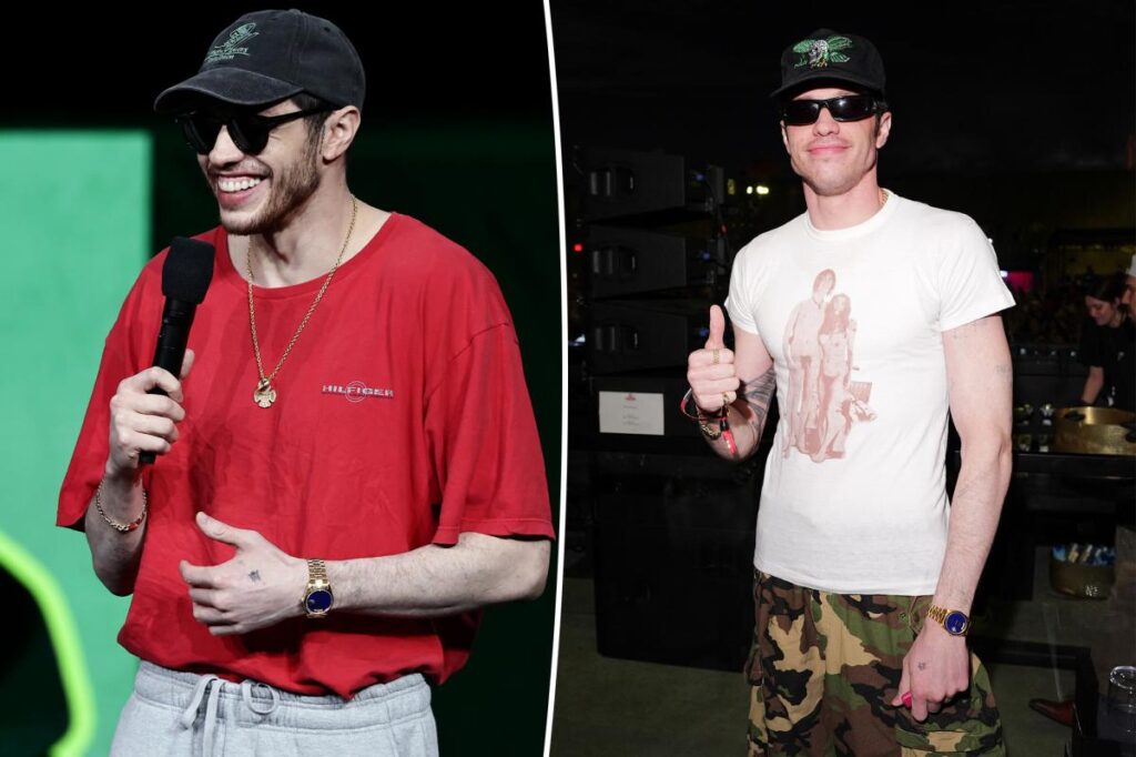 Newly single dad Pete Davidson at the opening of Pacha