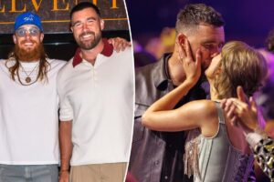 Taylor Swift and Travis Kelce’s pals drop major hint at wedding date