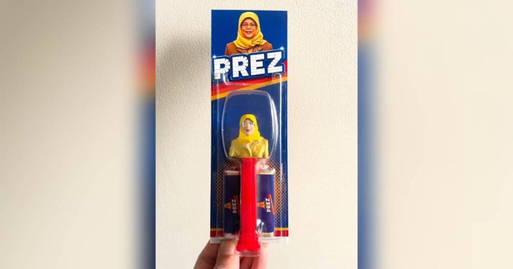 Madam Pez-ident: This Singaporean toy designer turned ex-President Halimah Yacob into a retro candy dispenser, Lifestyle News