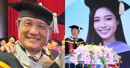 Tino Bao graduates at 59, late daughter ‘attends’ via AI, Entertainment News