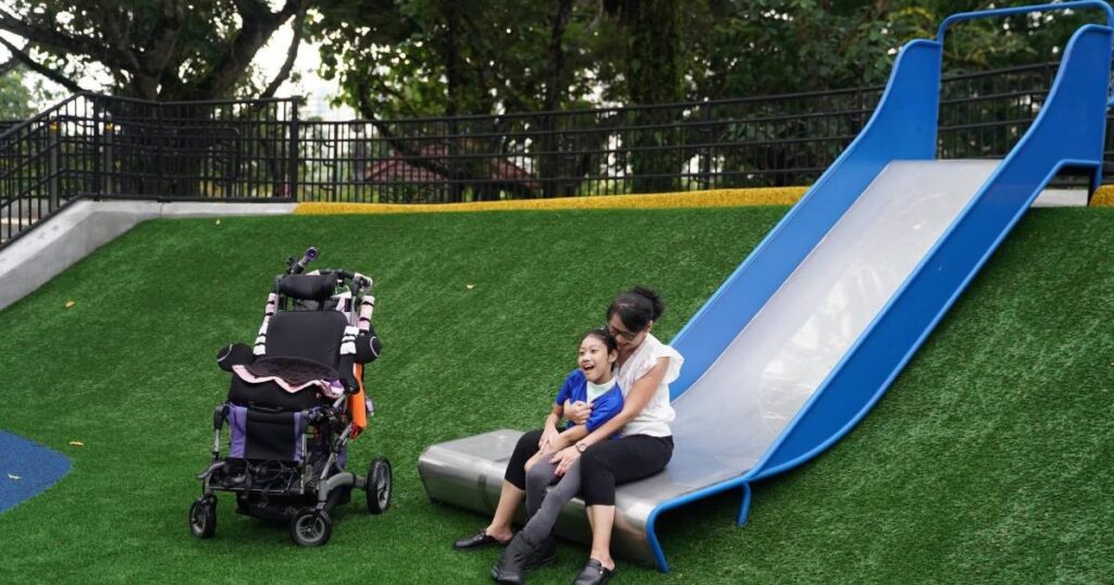 Play for all: This park in Tampines houses Singapore’s first slide for wheelchair users, Lifestyle News
