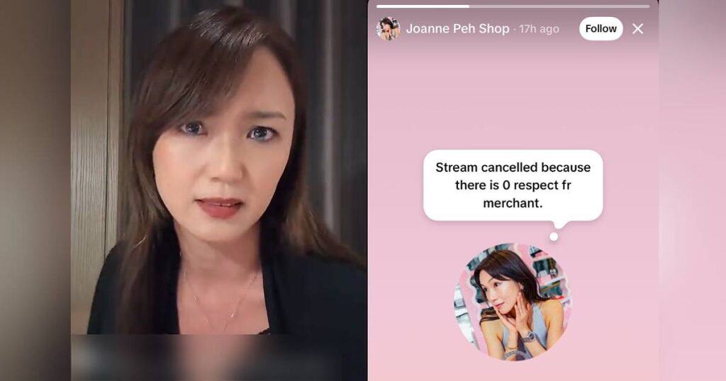 Joanne Peh speaks up after cancelling China sales livestream due to merchant who’s ‘so full of yourself’: ‘Respect should never be optional’, Entertainment News