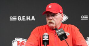 Chiefs Head Coach Andy Reid Pictured Getting Fitted for ‘Custom’ Tux for Travis Kelce’s Wedding