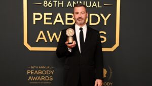 Jimmy Kimmel Honored at Peabody Awards As He Says “Making Jokes About the President in America Shouldn’t Win You a Prize”
