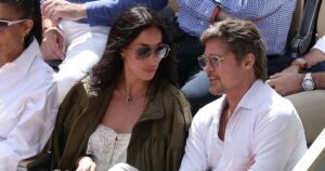 Brad Pitt and His Girlfriend Ines de Ramon Show PDA During Cozy Visit to 2026 French Open