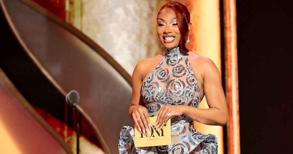 Megan Thee Stallion and More Stars Pushed the Envelope in Naked Dresses at the 2026 Tony Awards