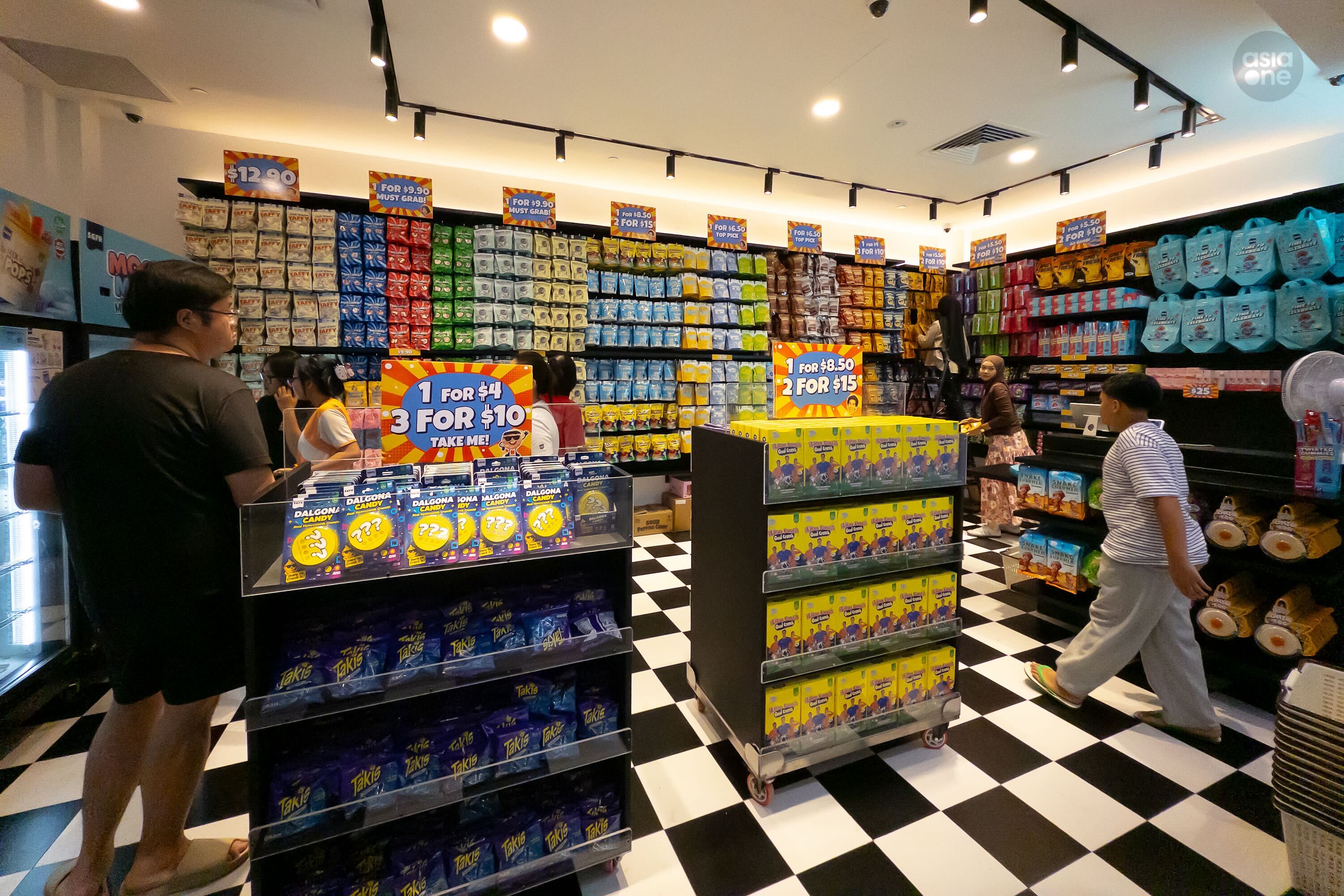 The store layout inside SGFR Store's Lot One outlet.
