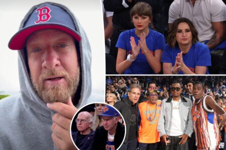 Dave Portnoy blasts ‘obnoxious’ A-listers on Knicks celebrity row: ‘I hate them all’