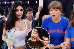 Taylor Swift has Knicks game run-in with Kylie Jenner after Kim Kardashian feud
