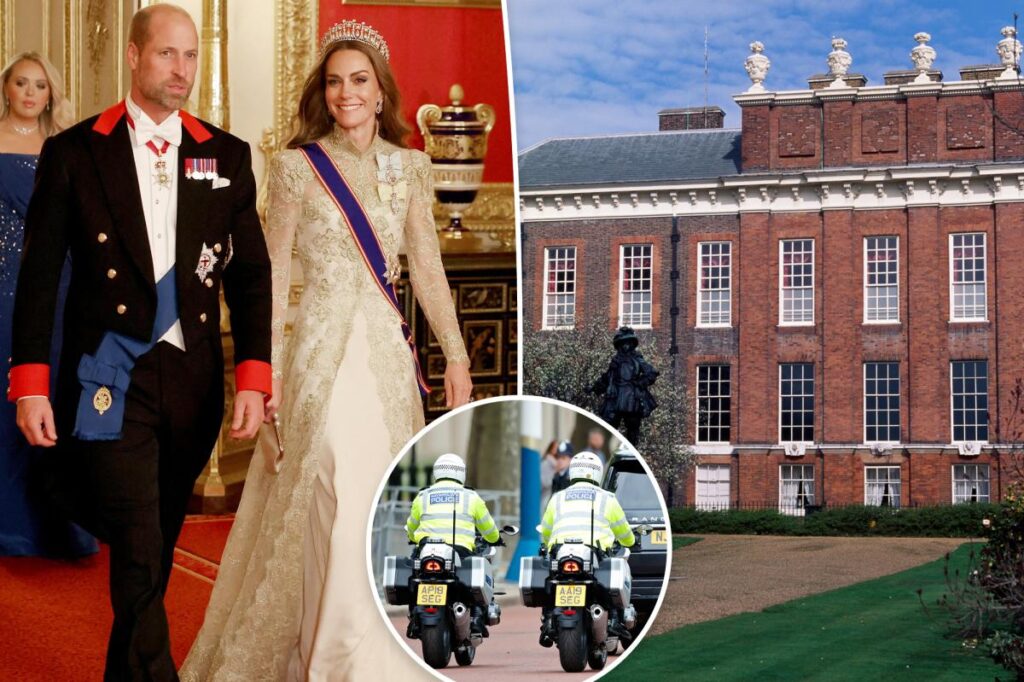 Police officers ‘banned’ over ‘inappropriate’ comments at Prince William, Kate Middleton home