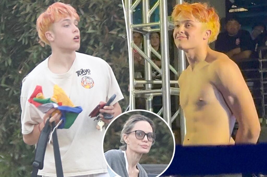 Angelina Jolie and Brad Pitt’s son Knox dropped F-bomb in graduation speech hours before Muay Thai showdown