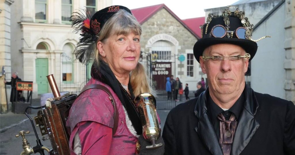 Steampunk festival creates an unlikely capital for Victorian style and sci-fi oddity in New Zealand