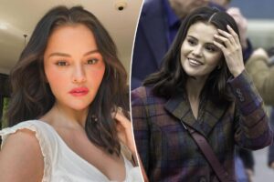 Selena Gomez shows off red hair transformation for ‘Only Murders in the Building’