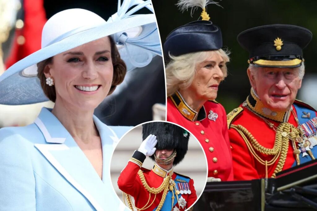 Kate Middleton, Prince William join King Charles for Trooping the Colour