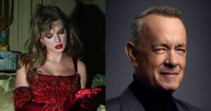 Taylor Swift asks Tom Hanks and Tim Allen to sign her original VHS cassette of Toy Story