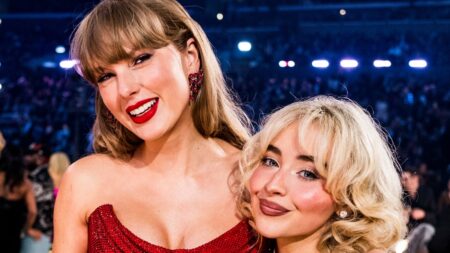 Sabrina Carpenter spotted at pal Taylor Swift’s wedding… after Swift scrapped plans to have bridesmaids