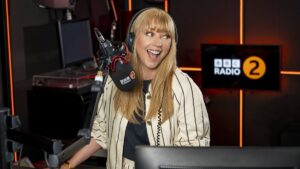 Radio 2 listeners say Sara Cox is a ‘joy to wake up to’ as she launches her first Breakfast Show with star guest Tom Hanks after replacing axed Scott Mills