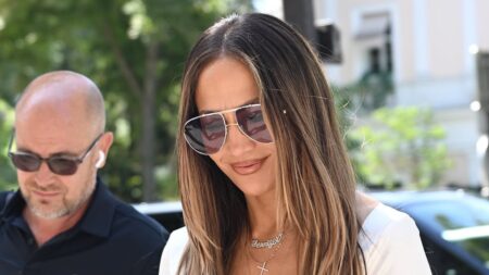 Jennifer Lopez turns heads in a cream dress and $70k Hermès bag as she jets from Taylor Swift’s wedding to Paris Haute Couture Fashion Week