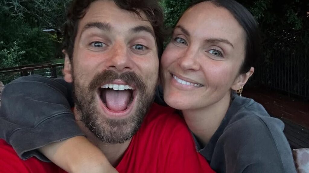 Laura Byrne reprimands husband Matty ‘J’ Johnson after he confessed couple were in a ‘mountain of debt’ and forced to rent out their dream home: ‘I had no idea’