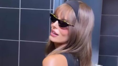 Maura Higgins twerks in a mini-skirt as she treats herself to a new £32,000 Birkin bag and dines on caviar and oysters on lavish girls’ trip to Paris
