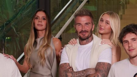 Harper Beckham’s heartache! Victoria risks the wrath of Brooklyn as she includes him in photo tribute for daughter’s 15th birthday as teenager pines for her estranged brother